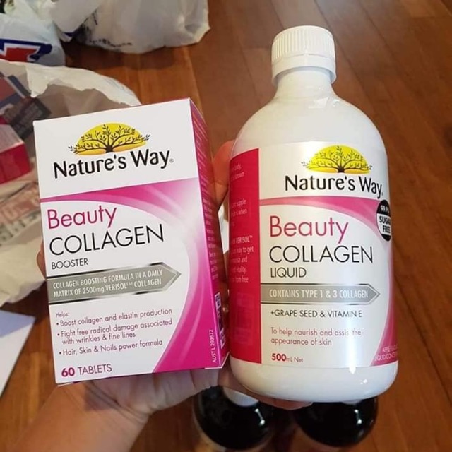 Bổ sung Collagen nước Nature’s Way-Viên