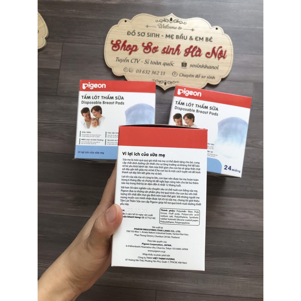Lót Thấm Sữa Pigeon 24 Miếng