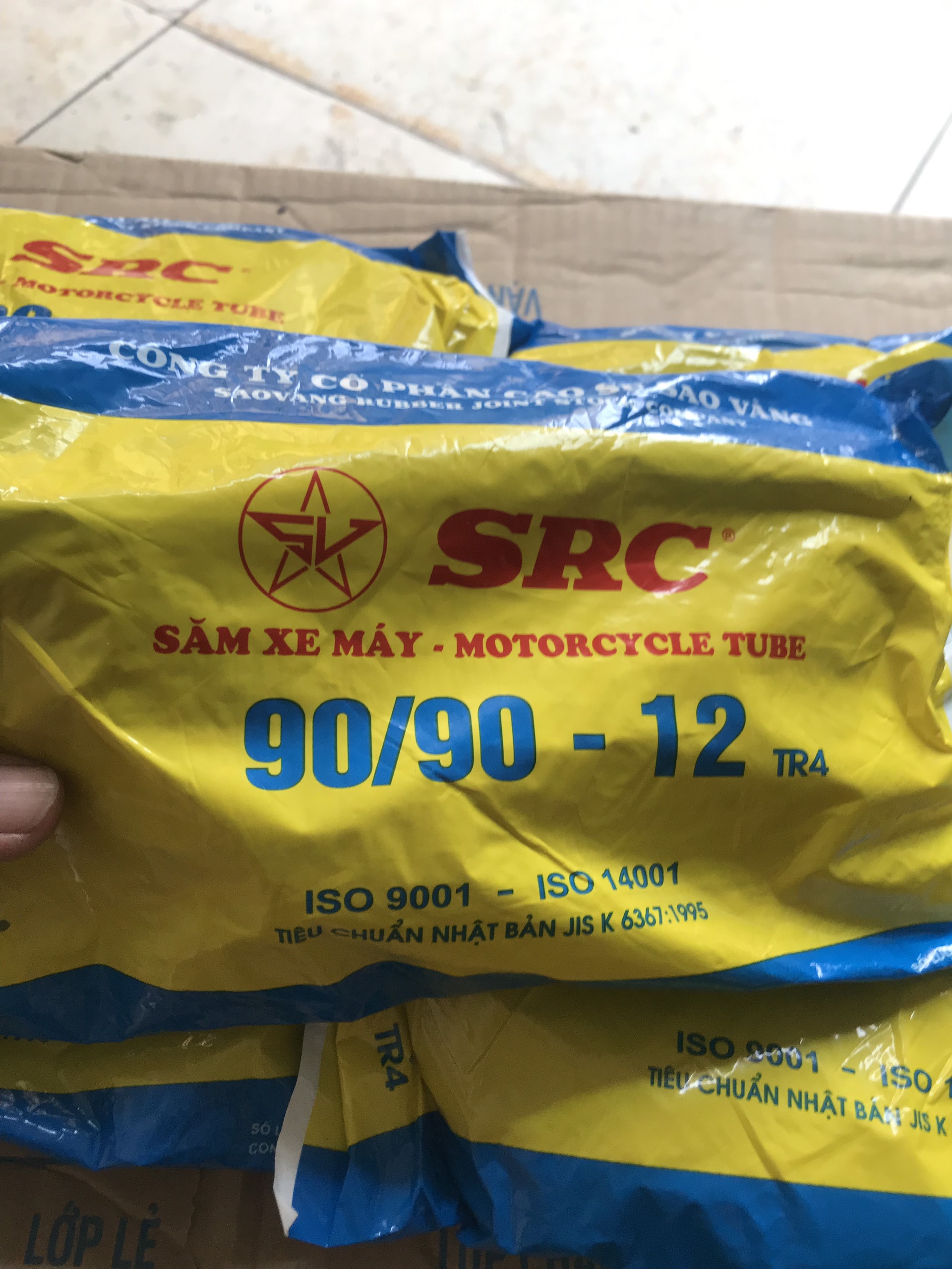 Ruột (săm xe rùa) size 90/90-12