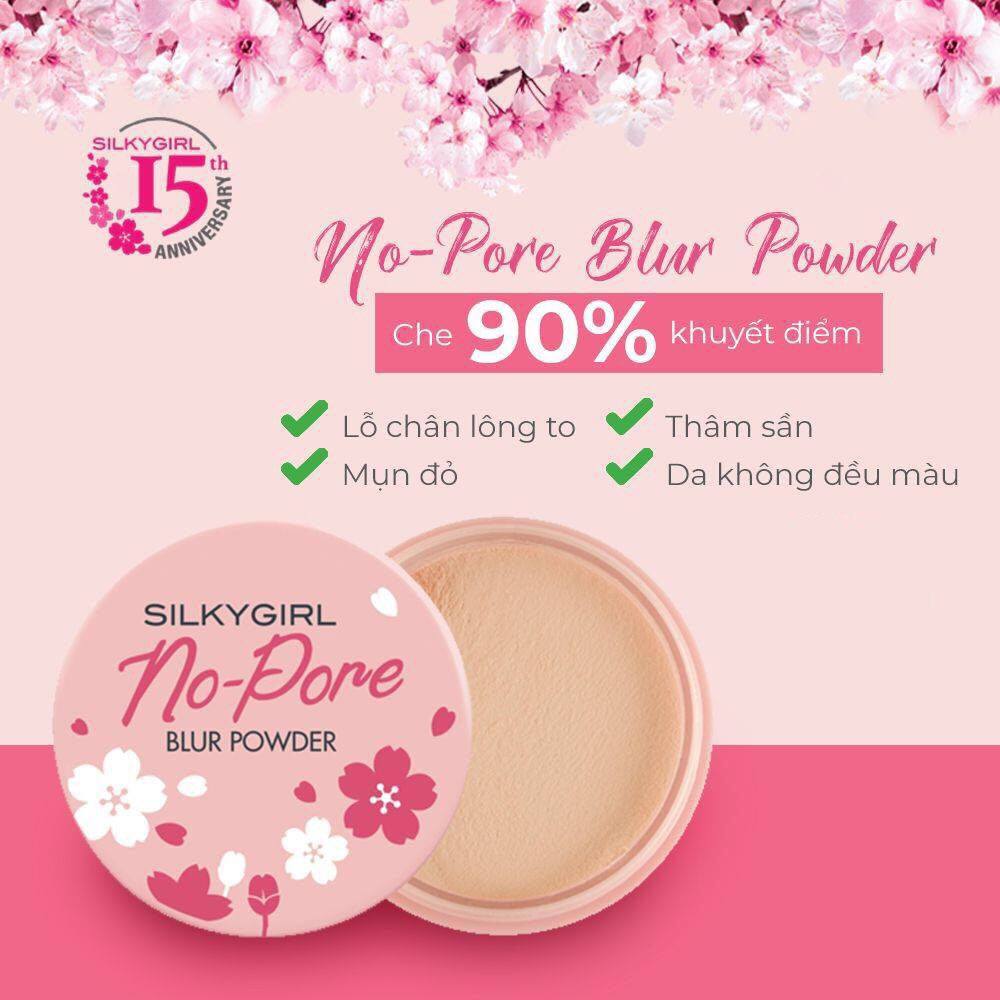 Phấn Phủ Bột SilkyGirl No Pore Blur Powder