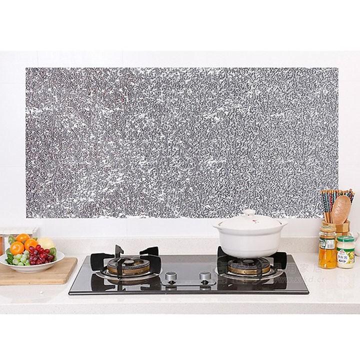 Decal Giấy Dán Bếp Tráng Nhôm Cách Nhiệt