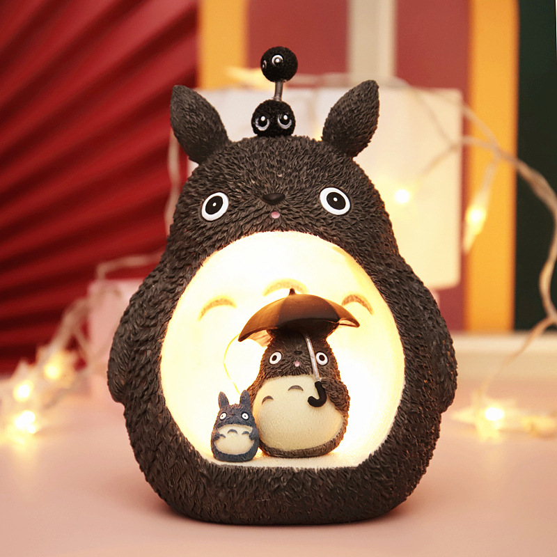 Đèn ngủ TOTORO để bàn trang trí có đèn phát sáng