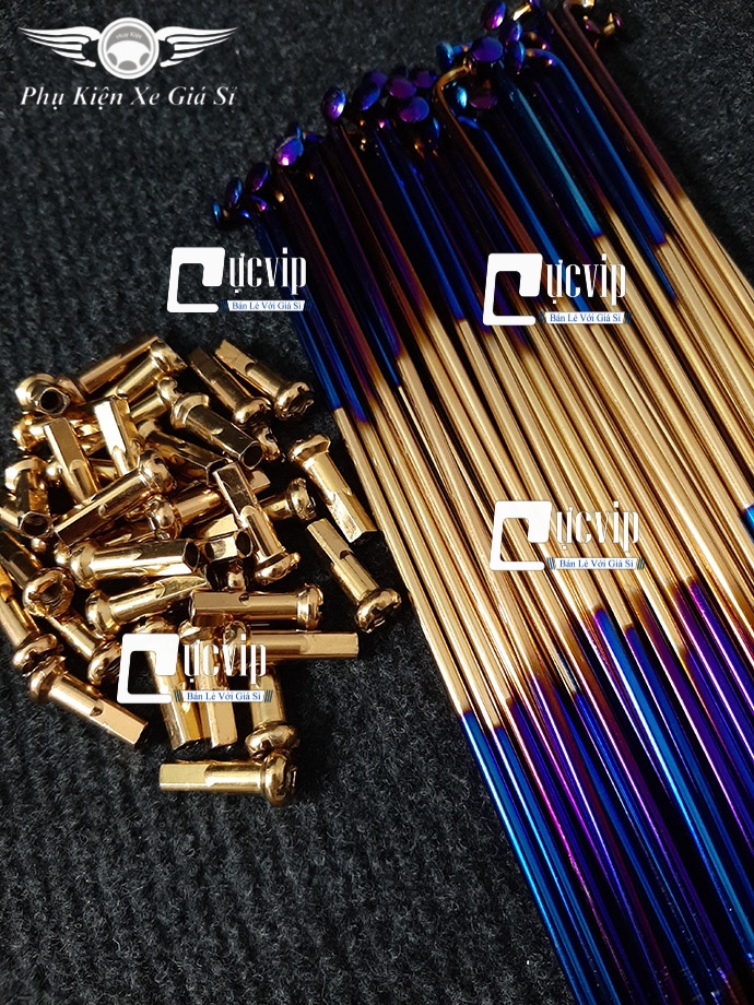 Bộ Căm 2 Màu 1.49 (1 Bánh Đùm) Sirius, Raider, Satria MS3006