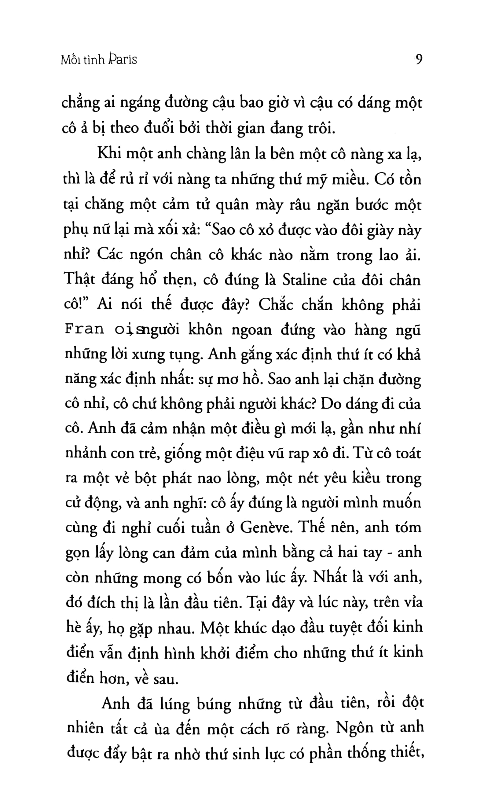 Fahasa - Mối Tình Paris (Tái Bản 2018)