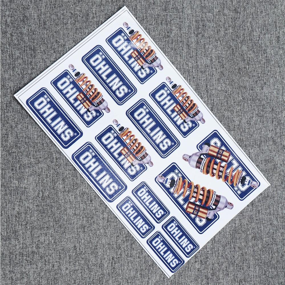 [HCM][BAO ĐỔI TRẢ] BỘ TEM GIẤY PHUỘC OHLINS XANH SIÊU ĐẸP