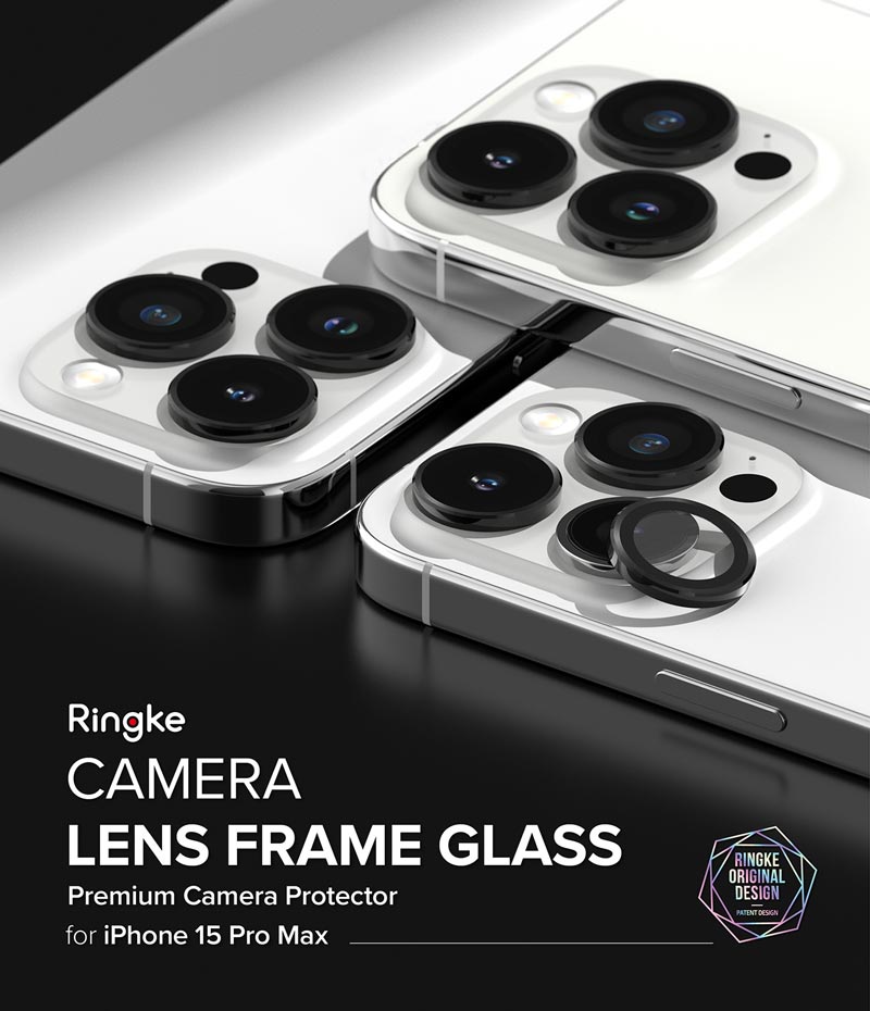 Dán camera iPhone 15 Pro Max/15 Pro/15 Plus/15 RINGKE Camera Lens Frame Glass