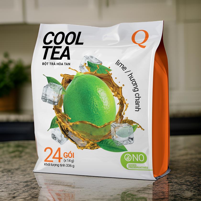 Trà Chanh Hoà Tan Trần Quang Cooltea (Bịch 24 Gói X 14Gr)