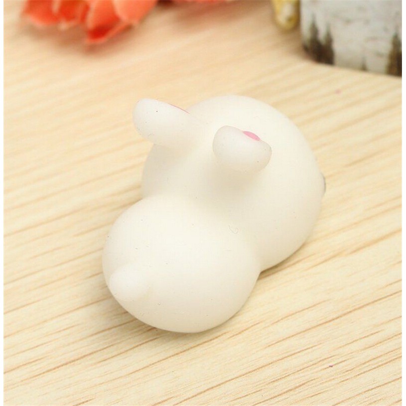 Mochi Cute Bunny Rabbit Squishy Squeeze Healing Stress Reliever Toy Gift Decor