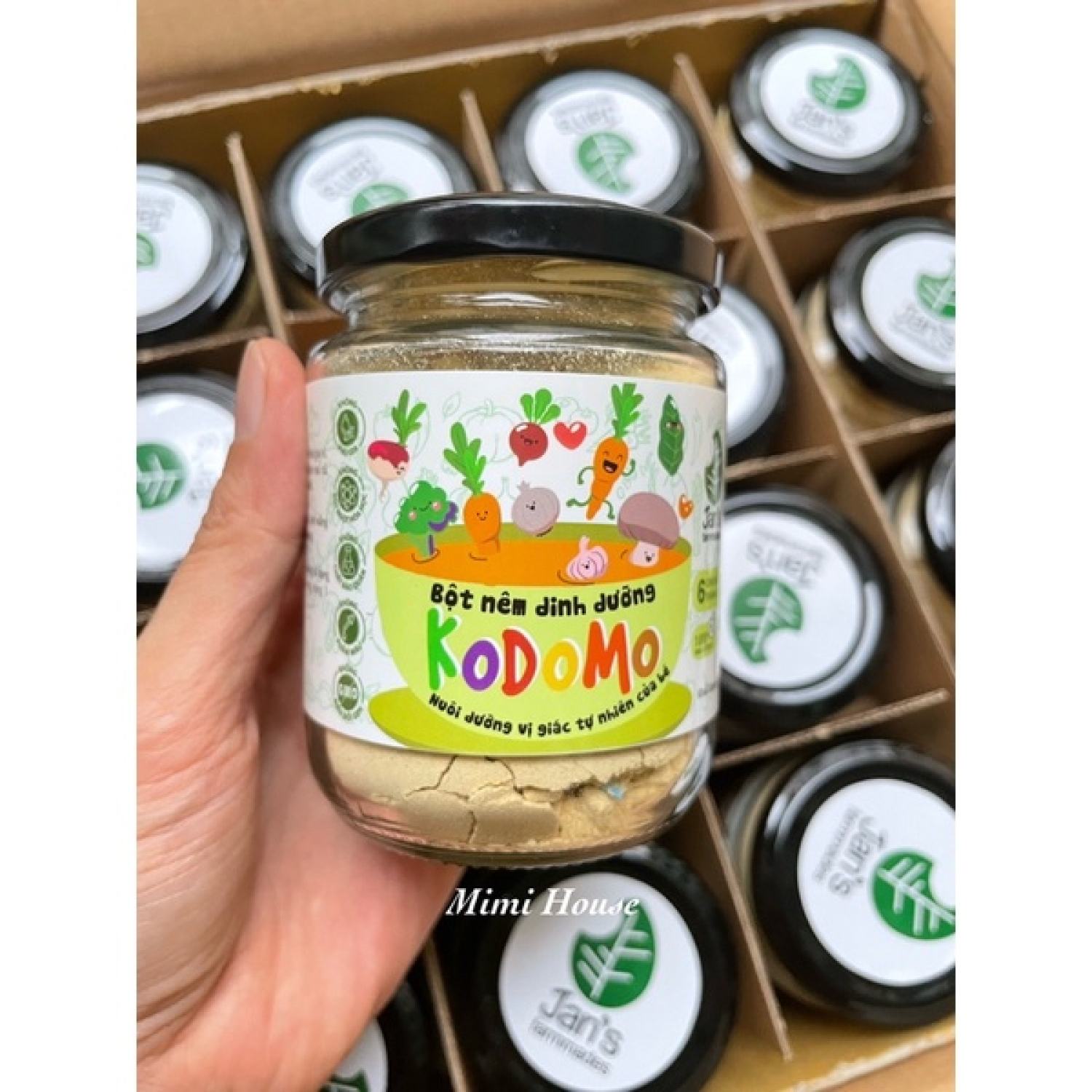 [Date 2024] Bột nêm rau củ Kodomo 90g cho bé từ 6 tháng