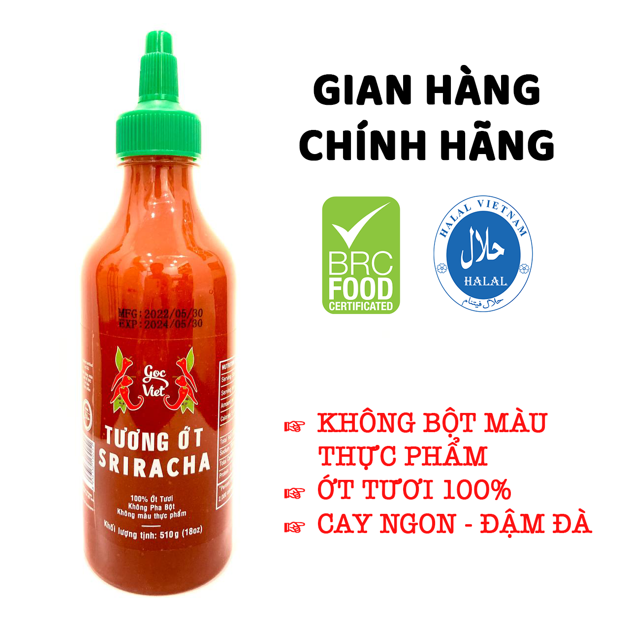 Tương ớt Sriracha 510 g