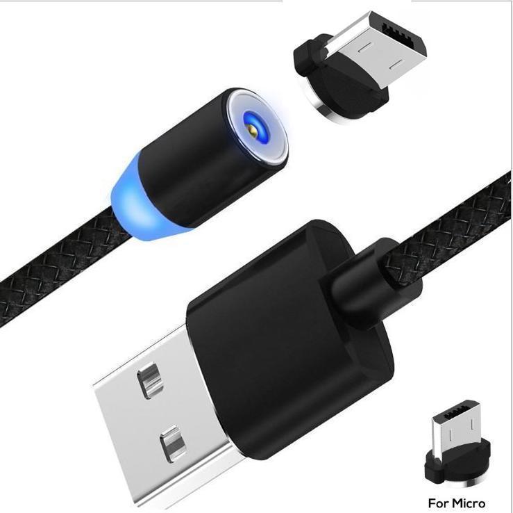 ( SALE SẬP SÀN ) CÁP SẠC NAM CHÂM 1 ĐẦU MICRO CHO ANDROID CÓ ĐÈN LED SIÊU TIỆN LỢI