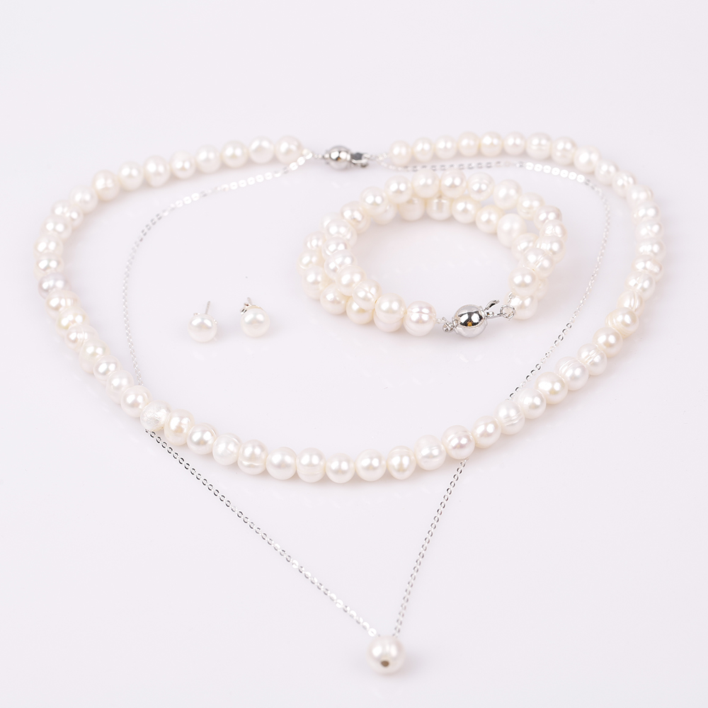 SETP99-Bộ trang sức ngọc trai OPAL