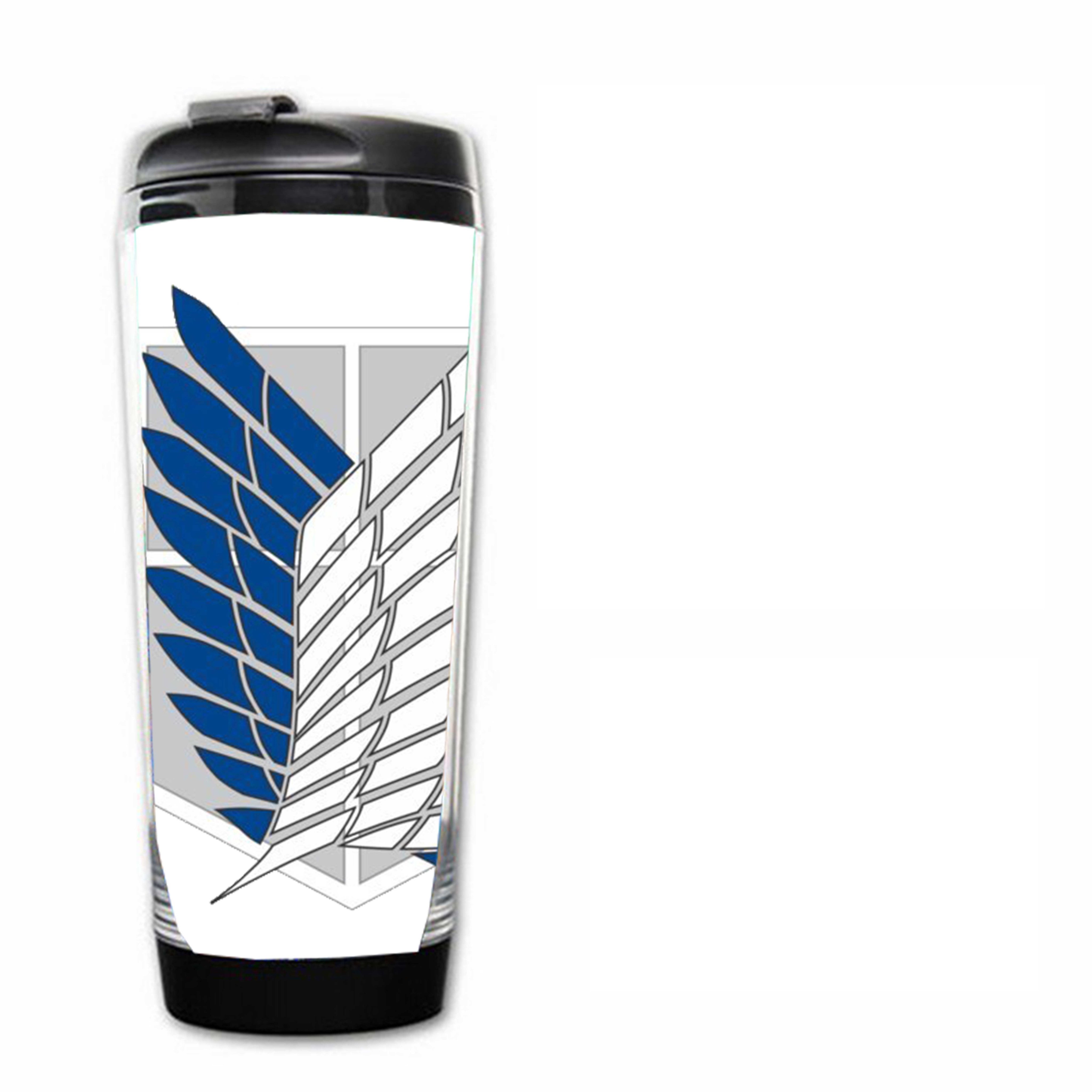 Bình nước in hình Attack on Titan Đại chiến Titan anime chibi