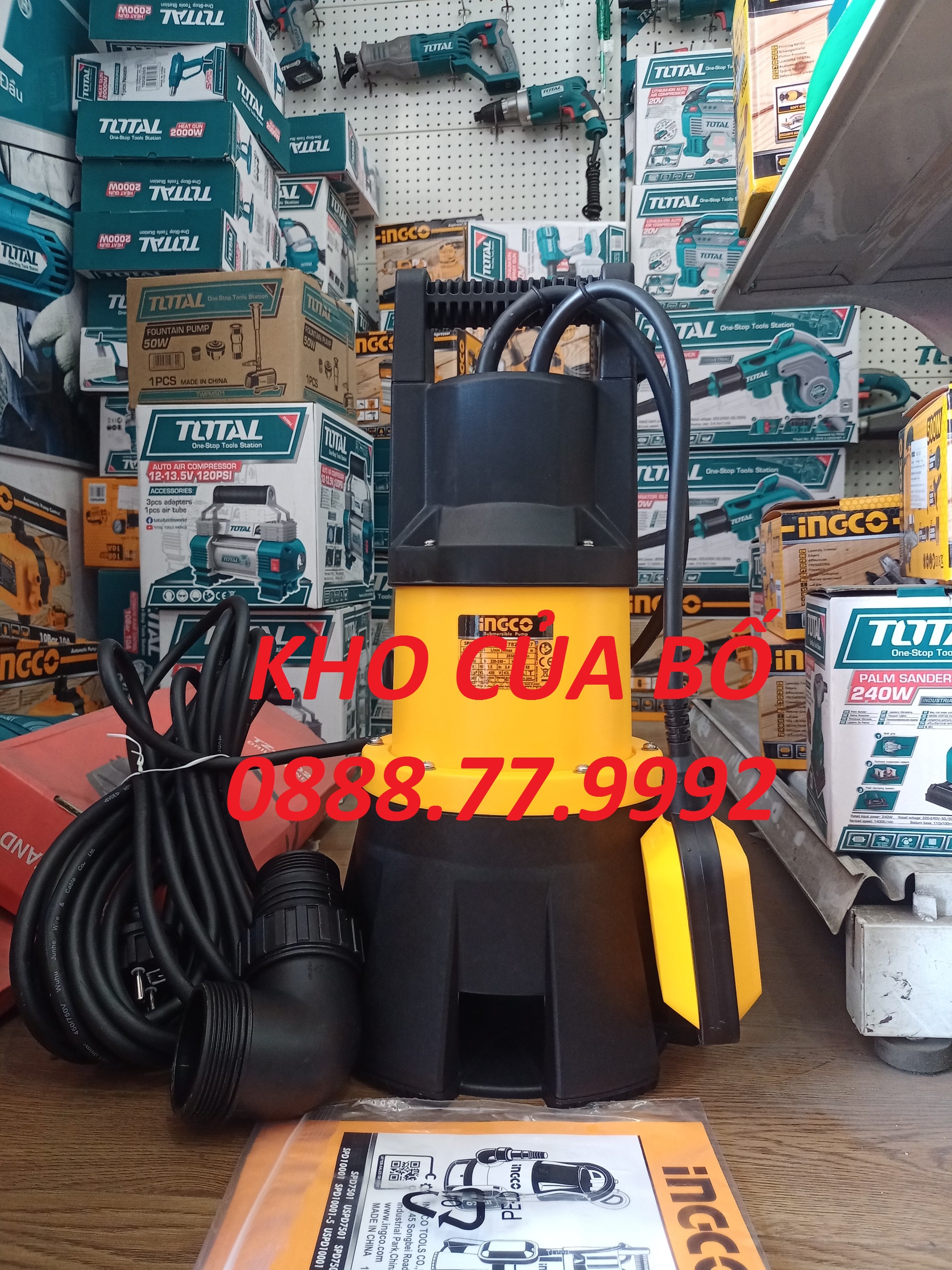 Máy bơm chìm nước thải ingco spd10001