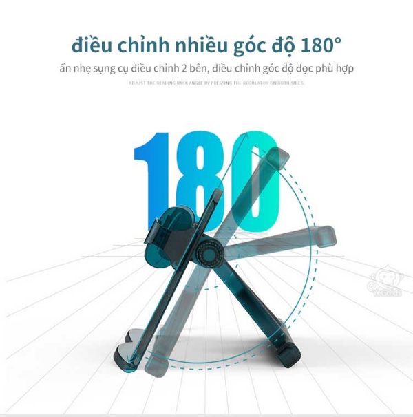 Smart Store - GIÁ ĐỠ ĐỌC SÁCH ĐA NĂNG 180° SmartPhone Tablet Design