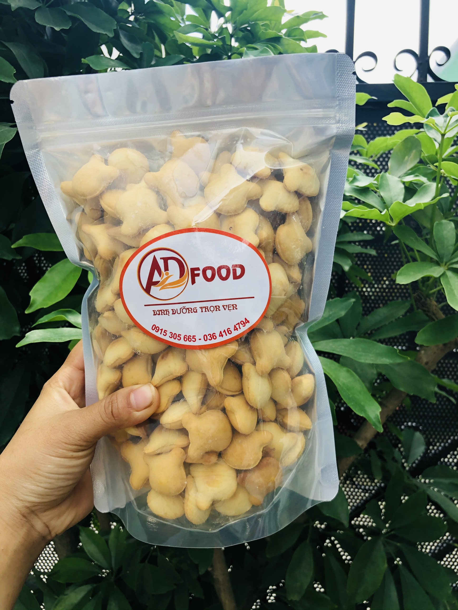 Bánh gấu nhân kem túi 500g
