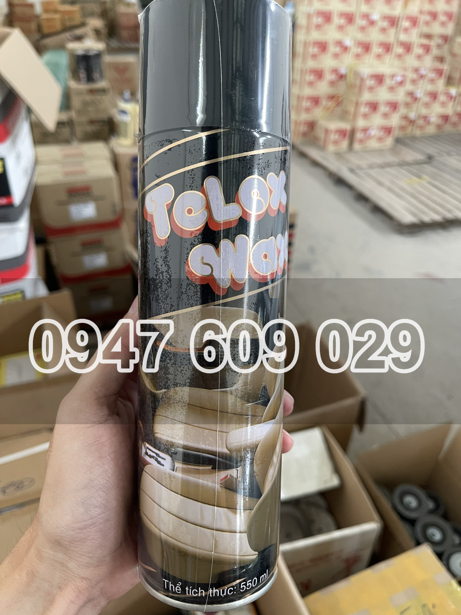 Chai đánh bóng đa năng Telox Wax 550ml
