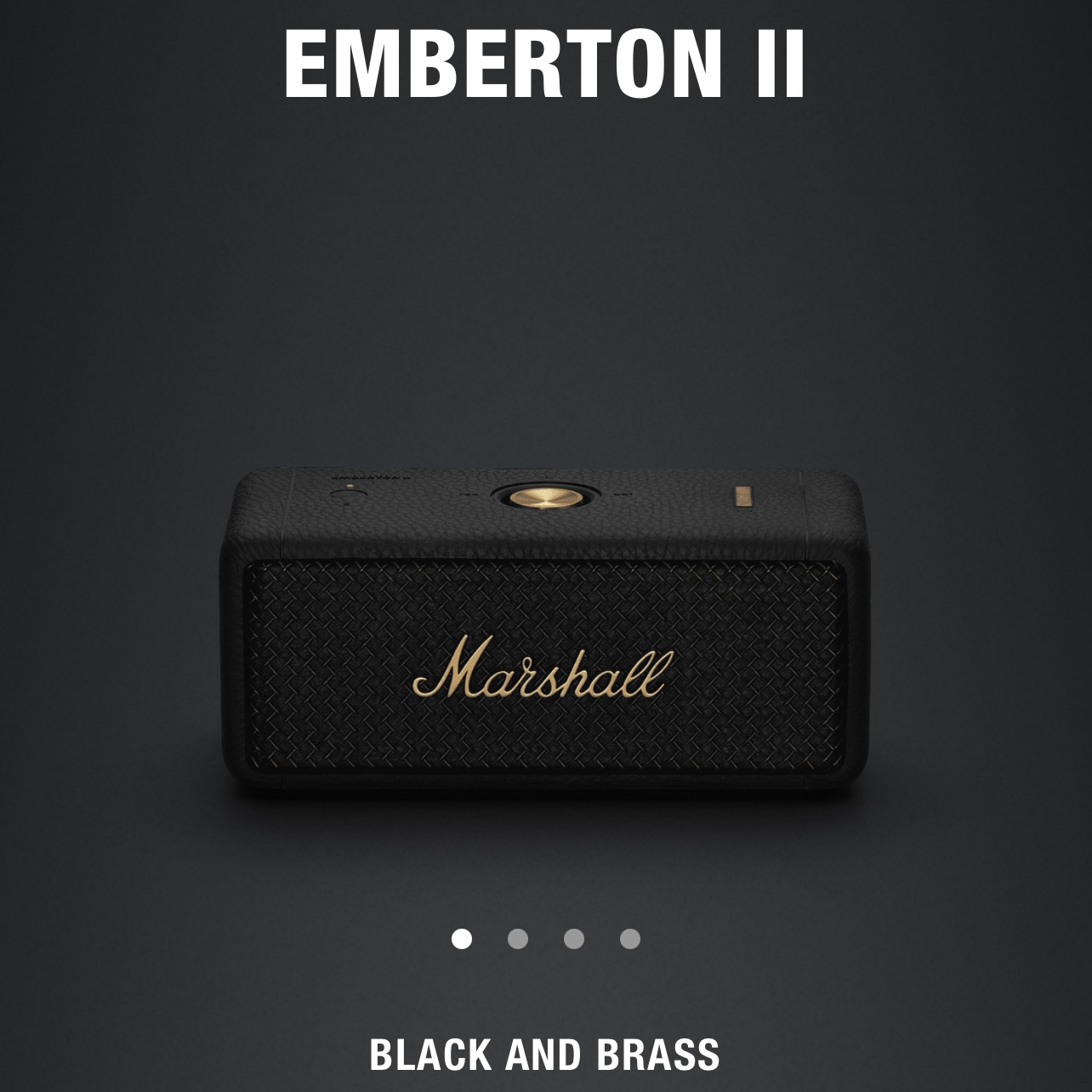 Loa Bluetooth Marshall Emberton M2 , chất âm 360 đỉnh cao , Công Suất 20W- Pin 20 Giờ, Kháng Nước Và Bụi Chuẩn IP67 , bảo hành 24 tháng