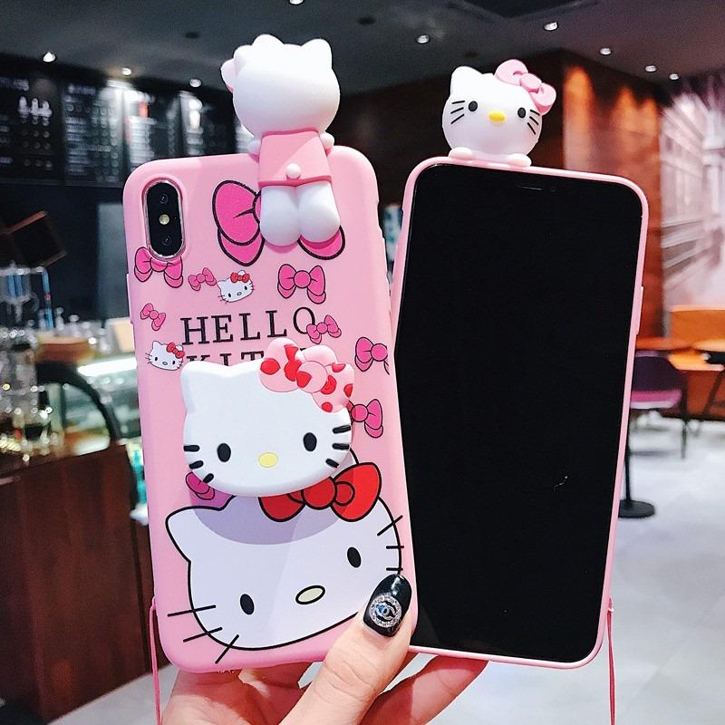 ỐP LƯNG IPHONE HÌNH HELLO KITY ( Tặng Dây Đeo Tay Kèm POP ) 6/6s/6plus/7/8s /7plus/8plus/X/Xs/XsMax