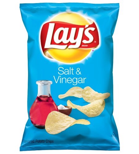 Snack Salt & Vinegar Lays 184.2 gram- Nhập khẩu Mỹ