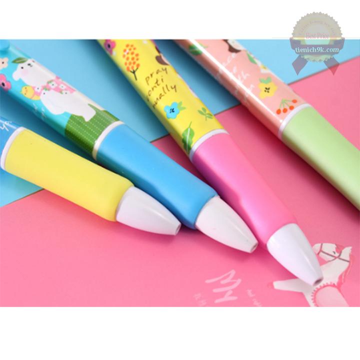 Combo 3 Bút bi 4 màu hình BTM dễ thương