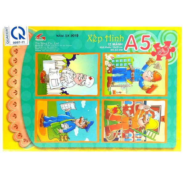 Xếp Hình A5 - Nghề Nghiệp A5-018 (4 Trong 1)