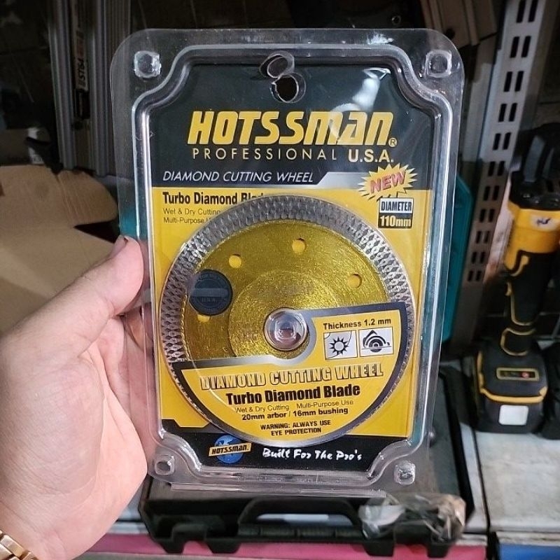 Lưỡi cắt gạch, lưỡi cắt đá gạch men, lưỡi cắt gạch men hotssman 110mm