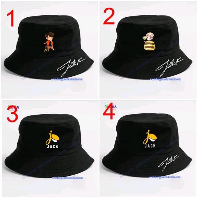 Mũ bucket Jack , nón jack cho fan đóm in theo yêu cầu