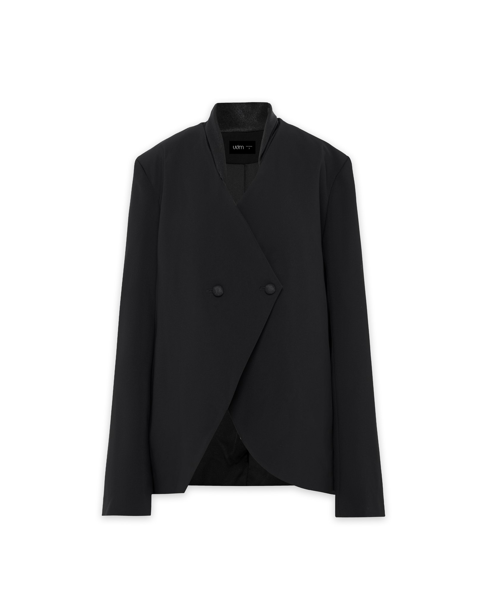 ƯỚM - Blazer Xoắn Màu đen