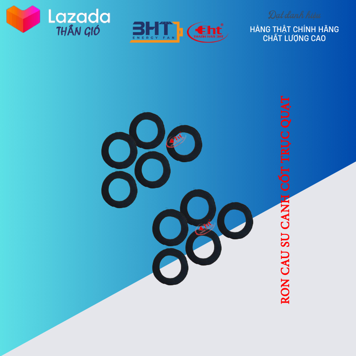 20 long đen căn bạc quạt - long đen quạt trục 8mm