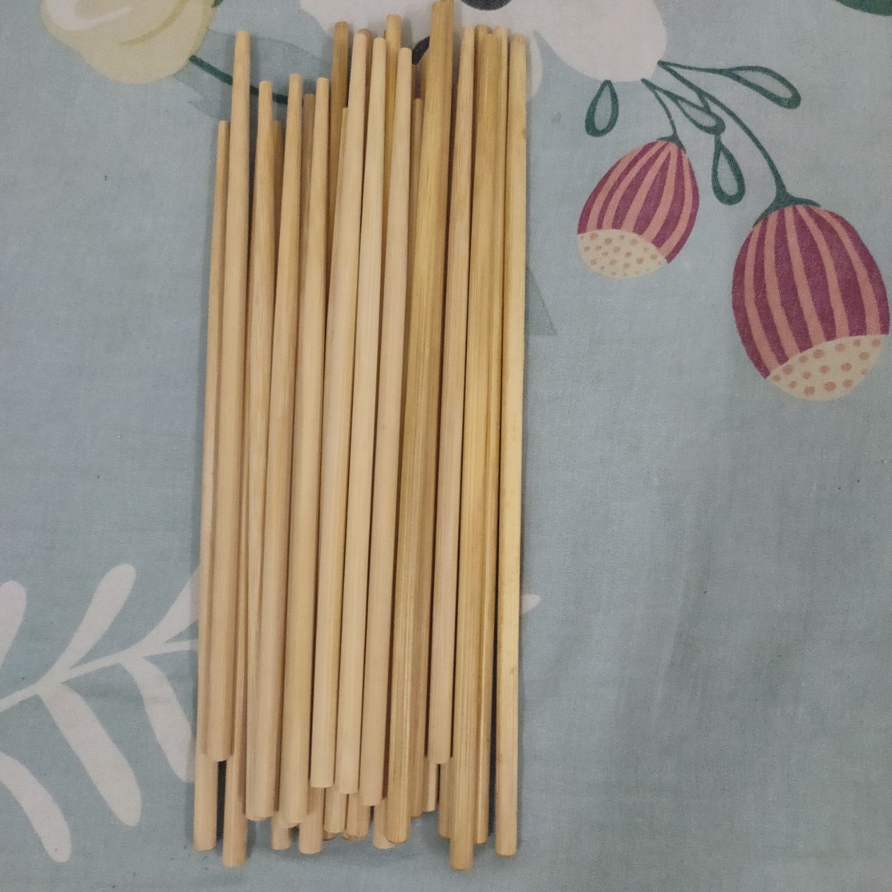 Đũa tre trơn cao cấp không hôi không sơn 10 đôi