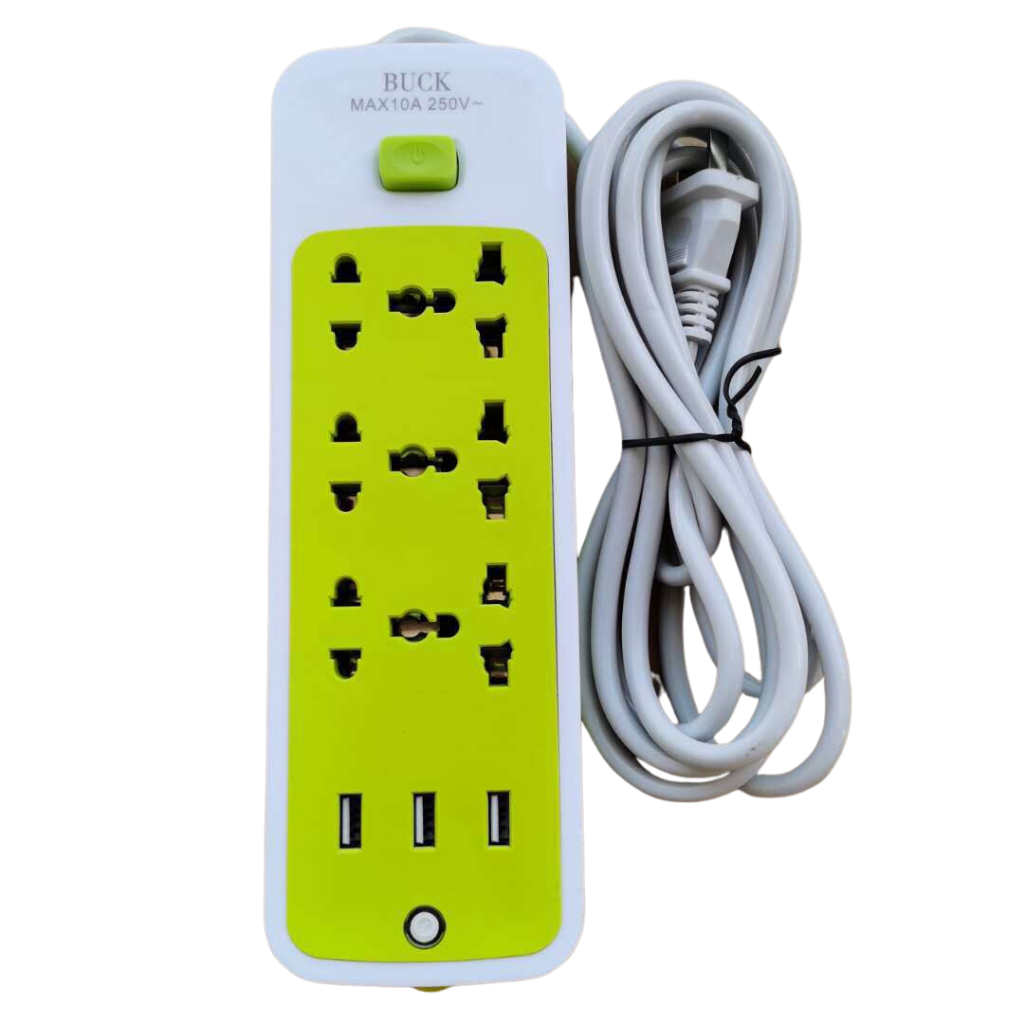 Ổ cắm điện đa năng chống giật 3 cổng USB sạc điện thoại, Sạc trực tiếp, Tiết kiệm điện
