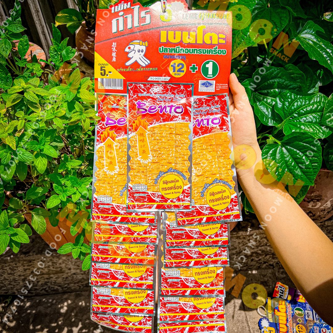 [Dây 13 gói] Mực Bento Thái Lan - (4g/gói)