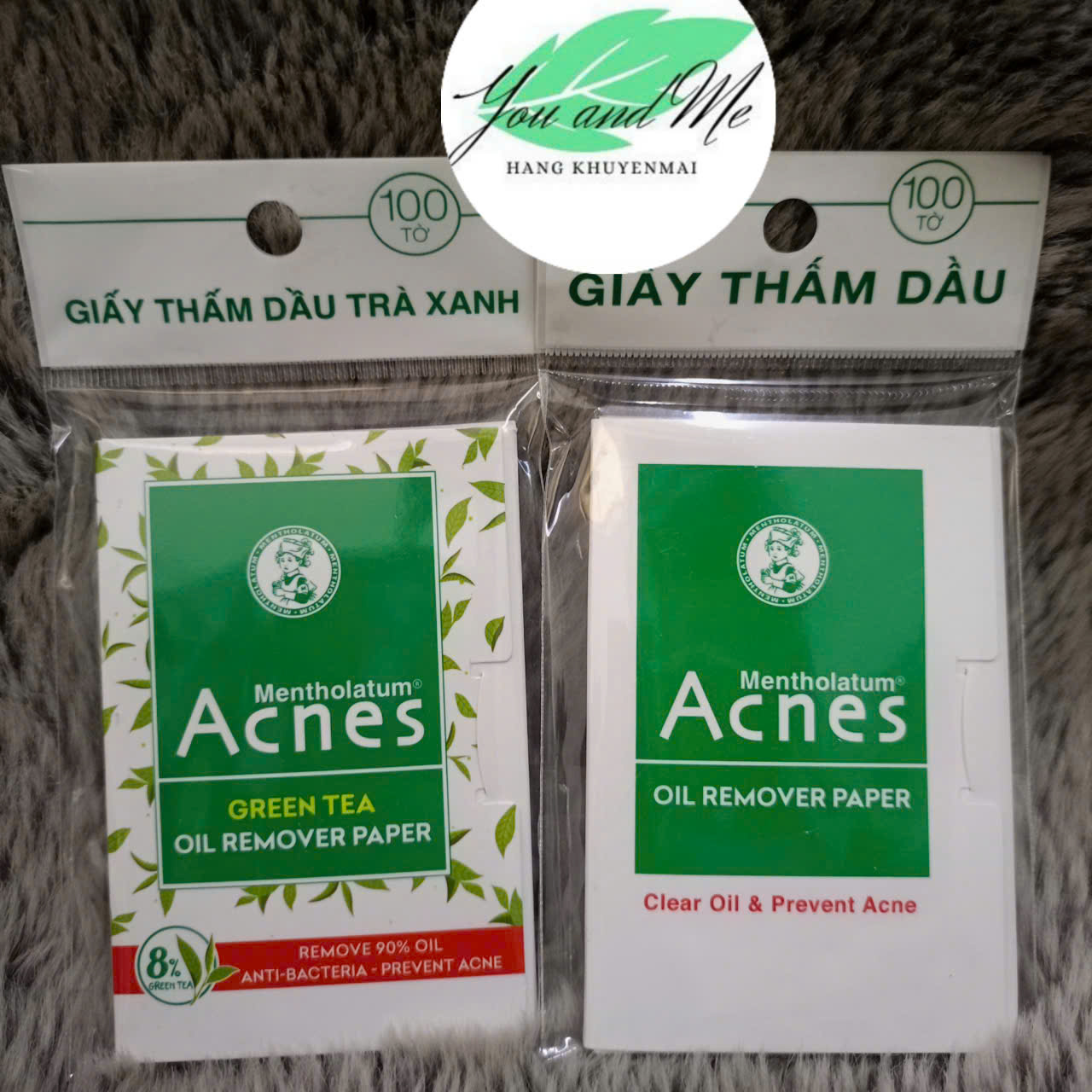Giấy thấm dầu Acnes Oil Remover Paper (100 tờ)