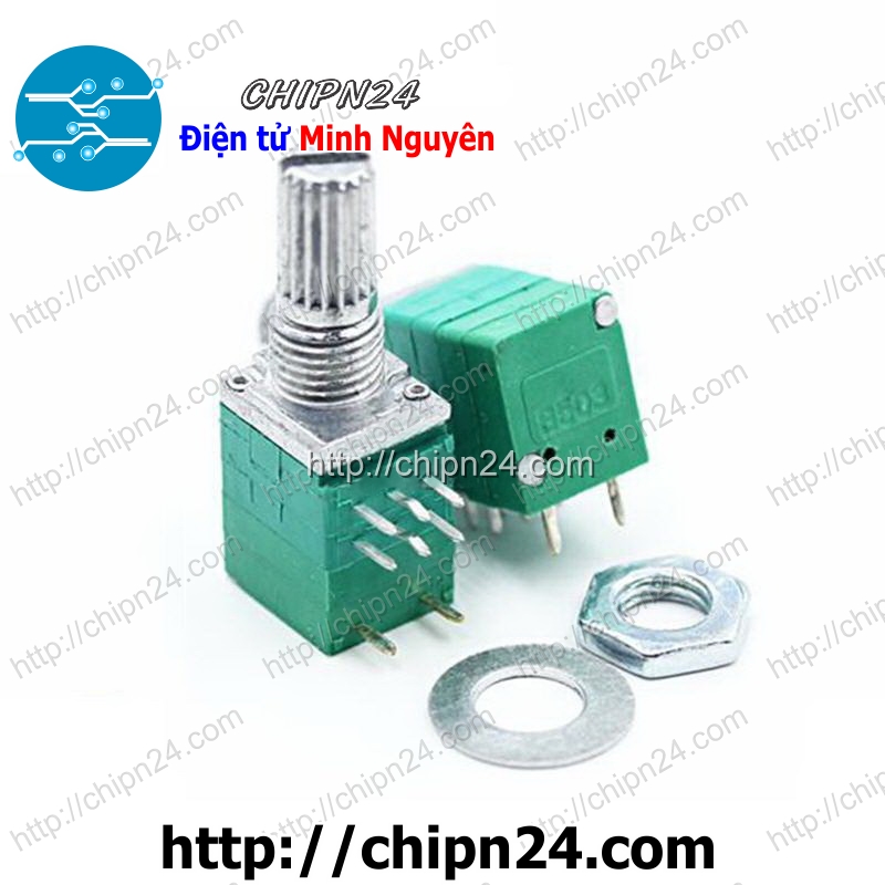 Biến trở xanh 8 chân 50k rv097ns