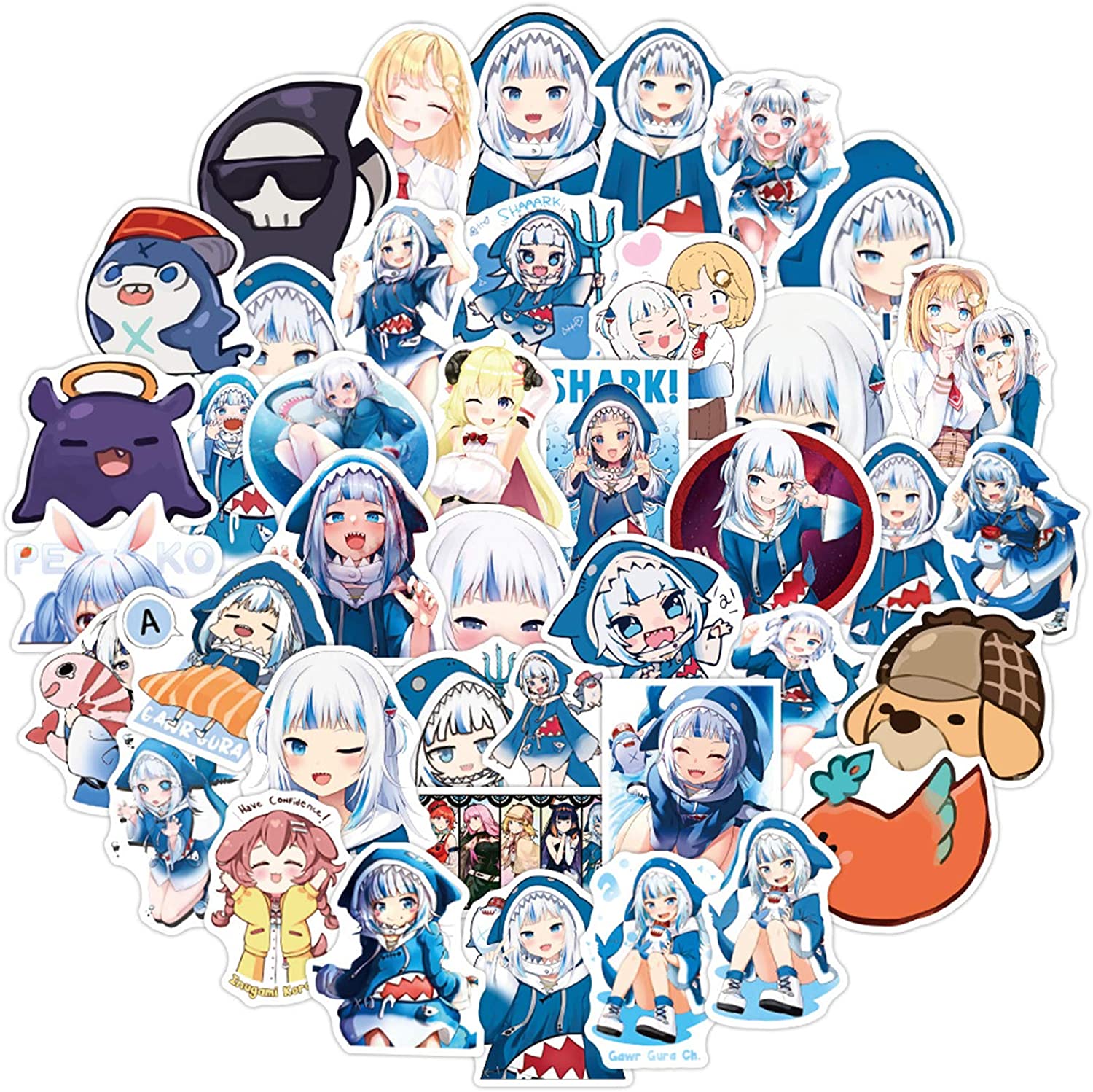 Set 30-60 Sticker Gawr Gura - Hololive