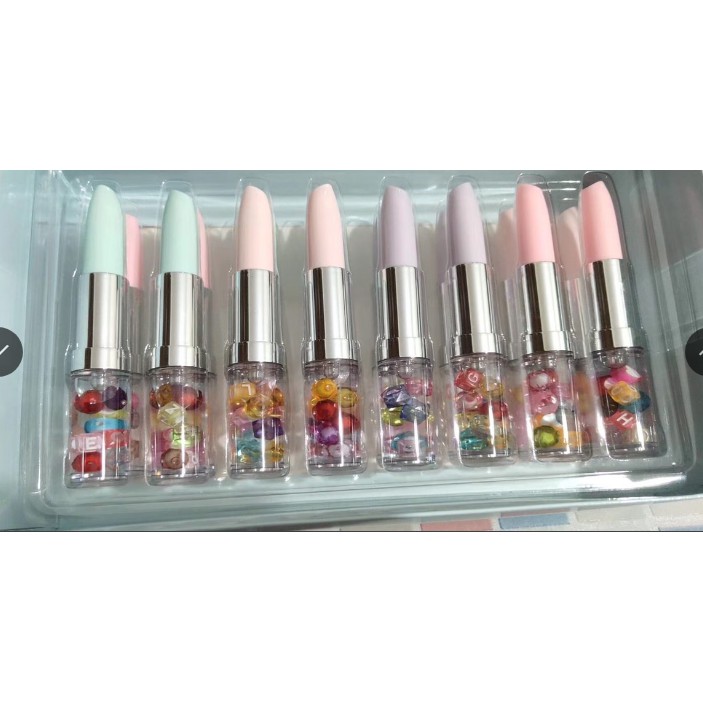[HCM]Bộ 2 bút gel hình cây son 0.7mm (mực xanh)