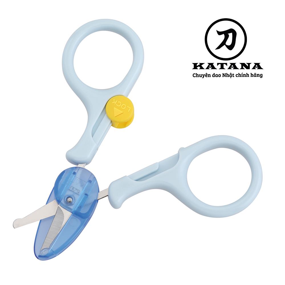 Kéo cắt móng tay cao cấp Nhật trẻ em KAI KF0116 (màu xanh)