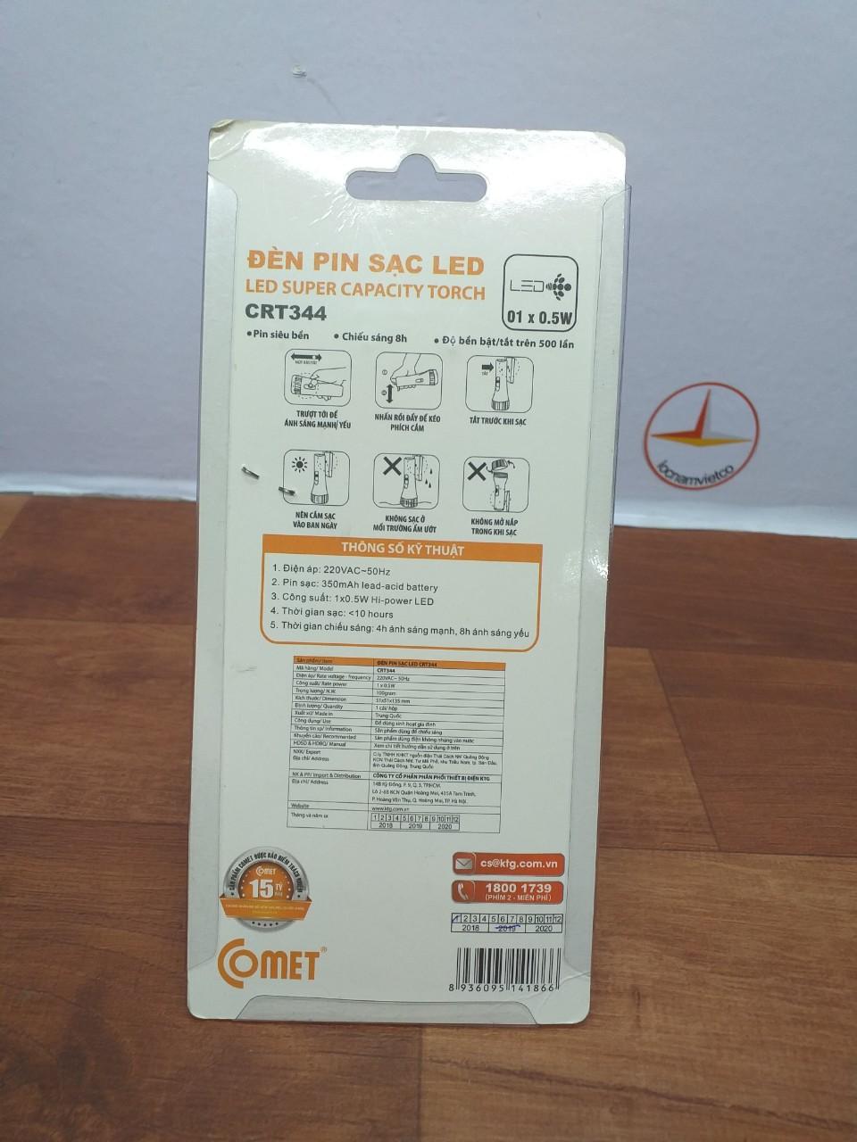 Đèn pin Led Comet CRT344