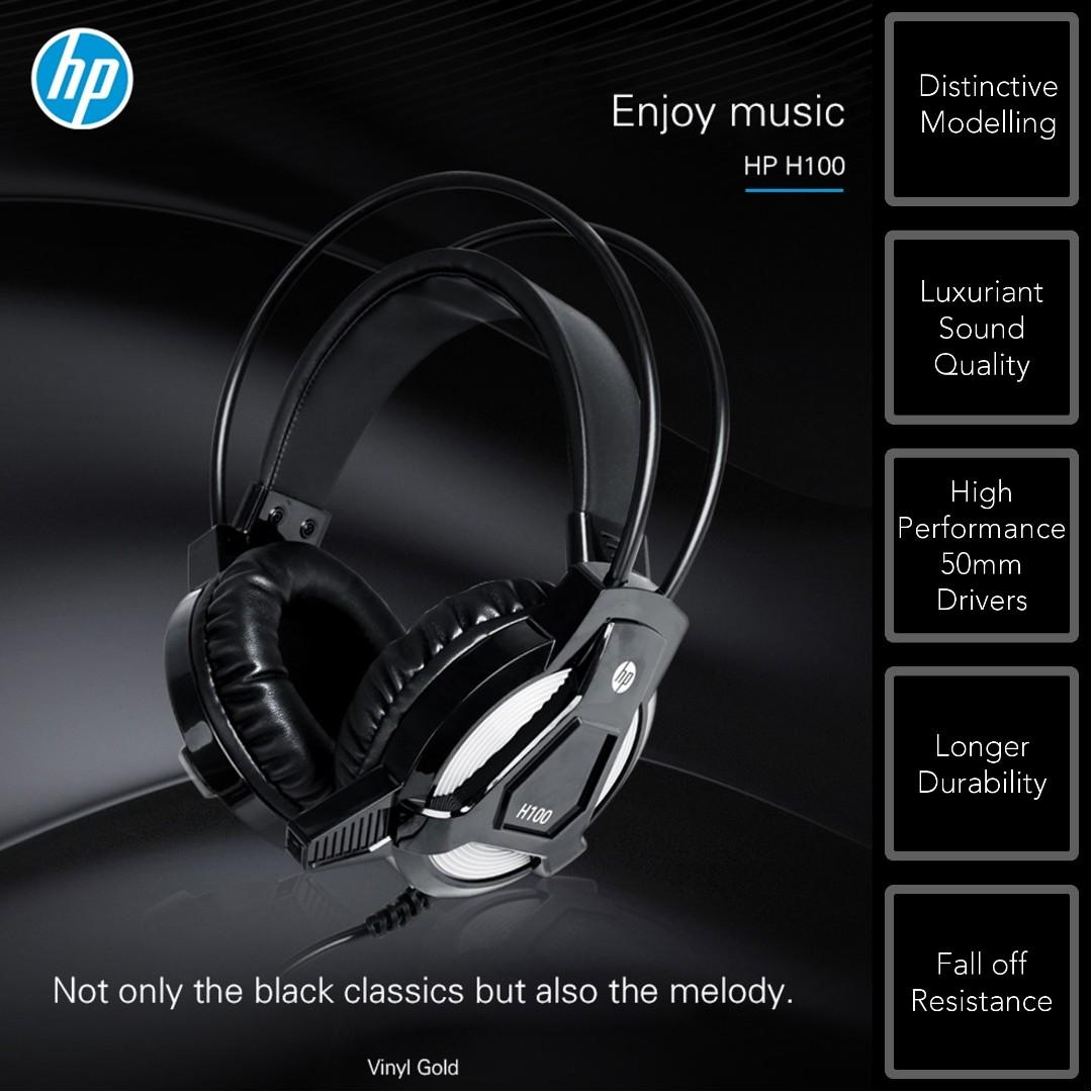HEADPHONE HP GAMING HEADSET H100 CHÍNH HÃNG