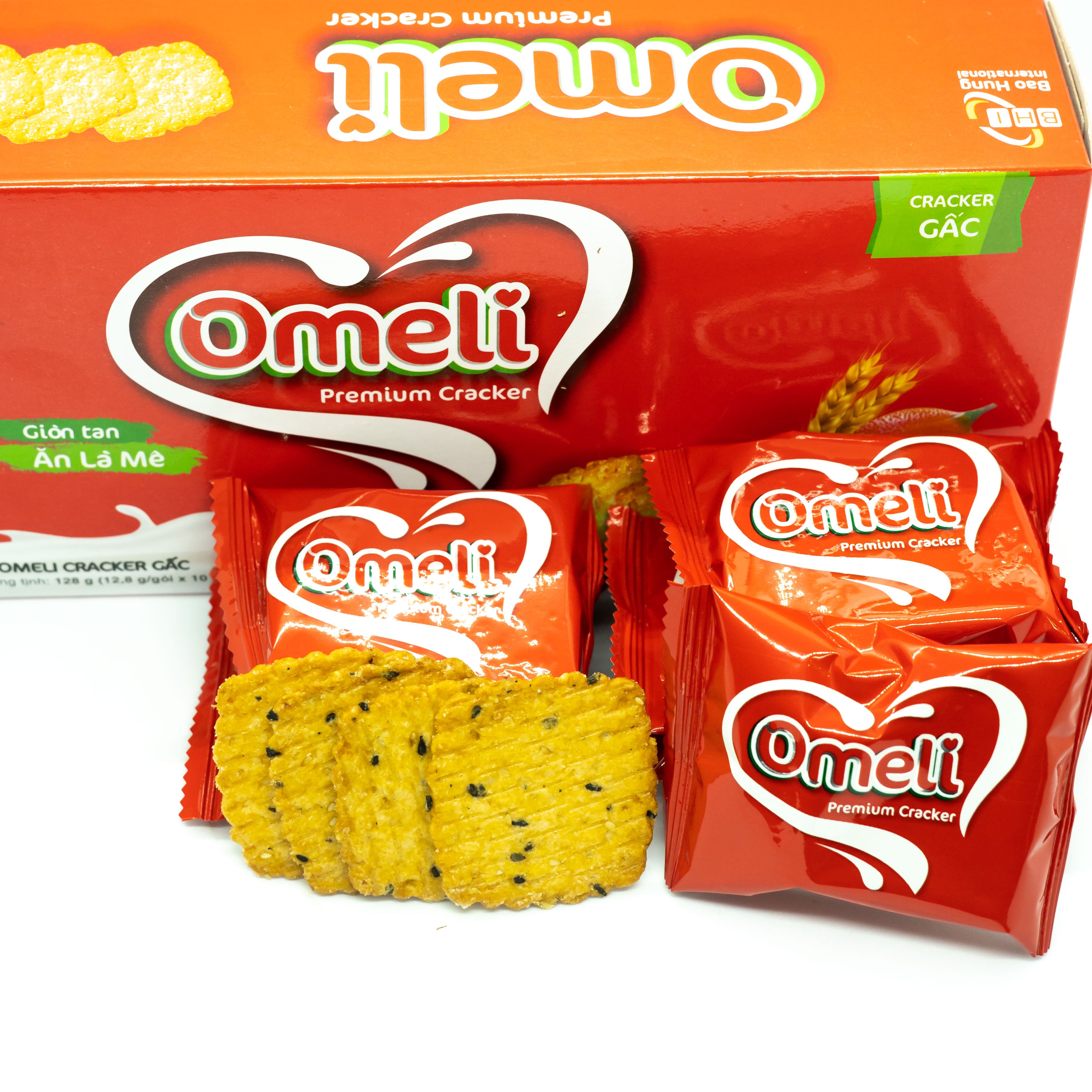 BÁNH OMELI CRACKER GẤC