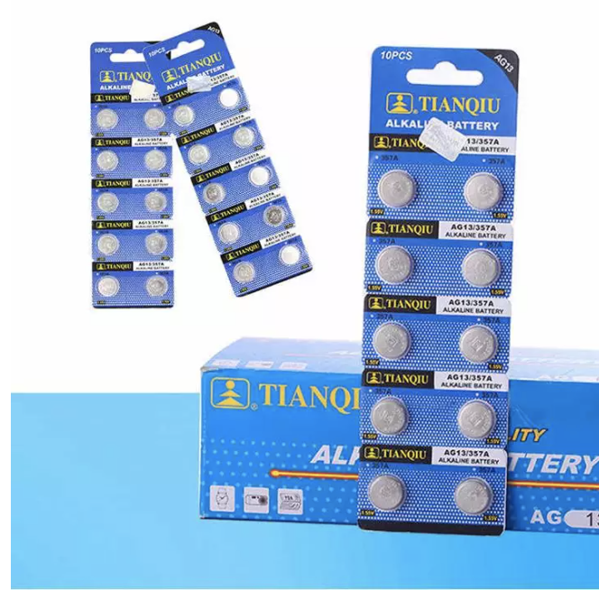 Vỉ pin AG13 - LR44 - Vỉ 10 viên