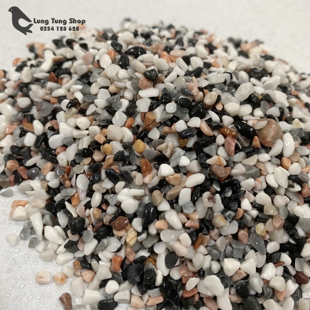 Sỏi ba màu tự nhiên ( chọn size )