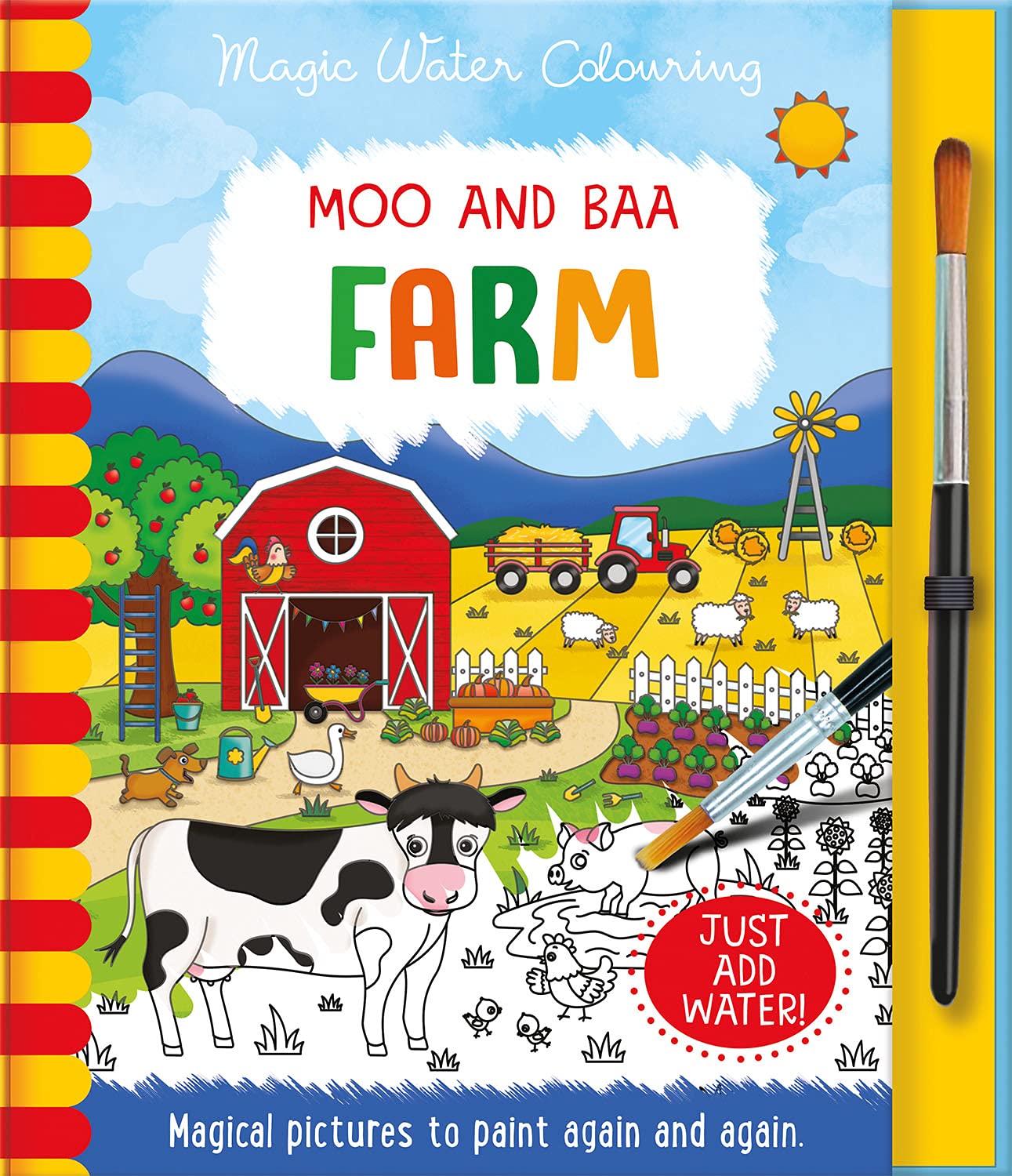 Sách-anh: moo and baa - farm