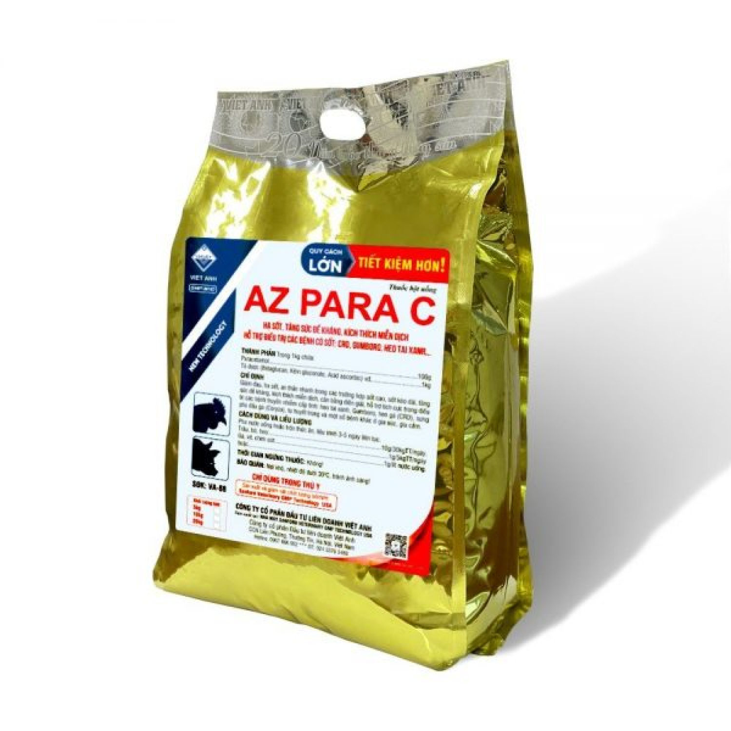 AZ PARA C Công nghệ Hoa Kỳ gói 100g