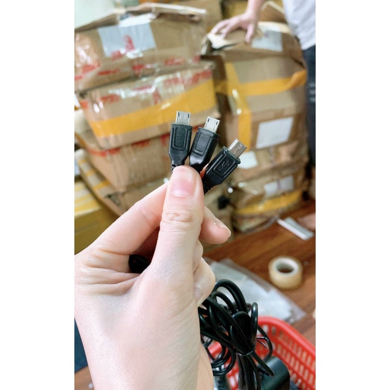 BS28 - Bộ sạc liền dây zin máy chân Micro