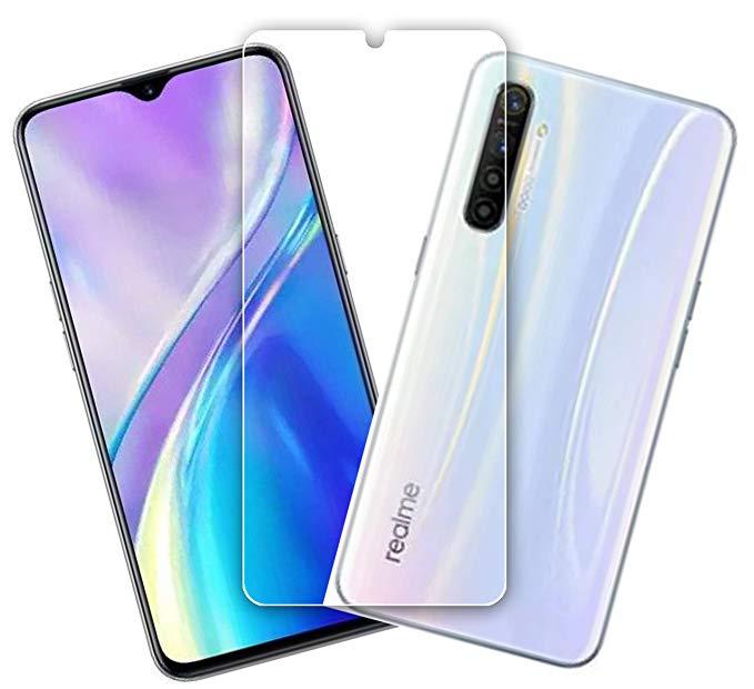 Kính cường lực trong suốt Realme XT (Kèm miếng lau)