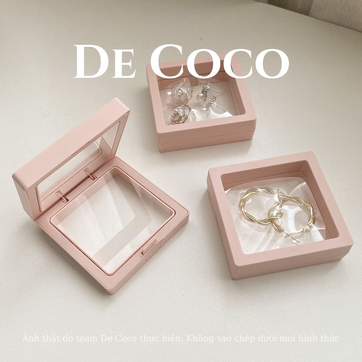 Hộp đựng trang sức chống oxy hoá De Coco