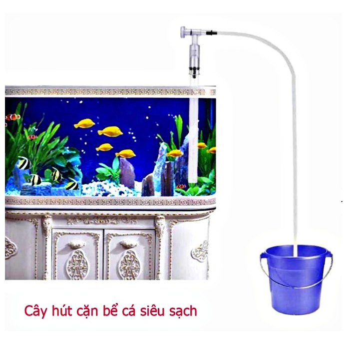 Dụng cụ thay nước, hút cặn hồ Cá cảnh CAO CẤP AS-666B