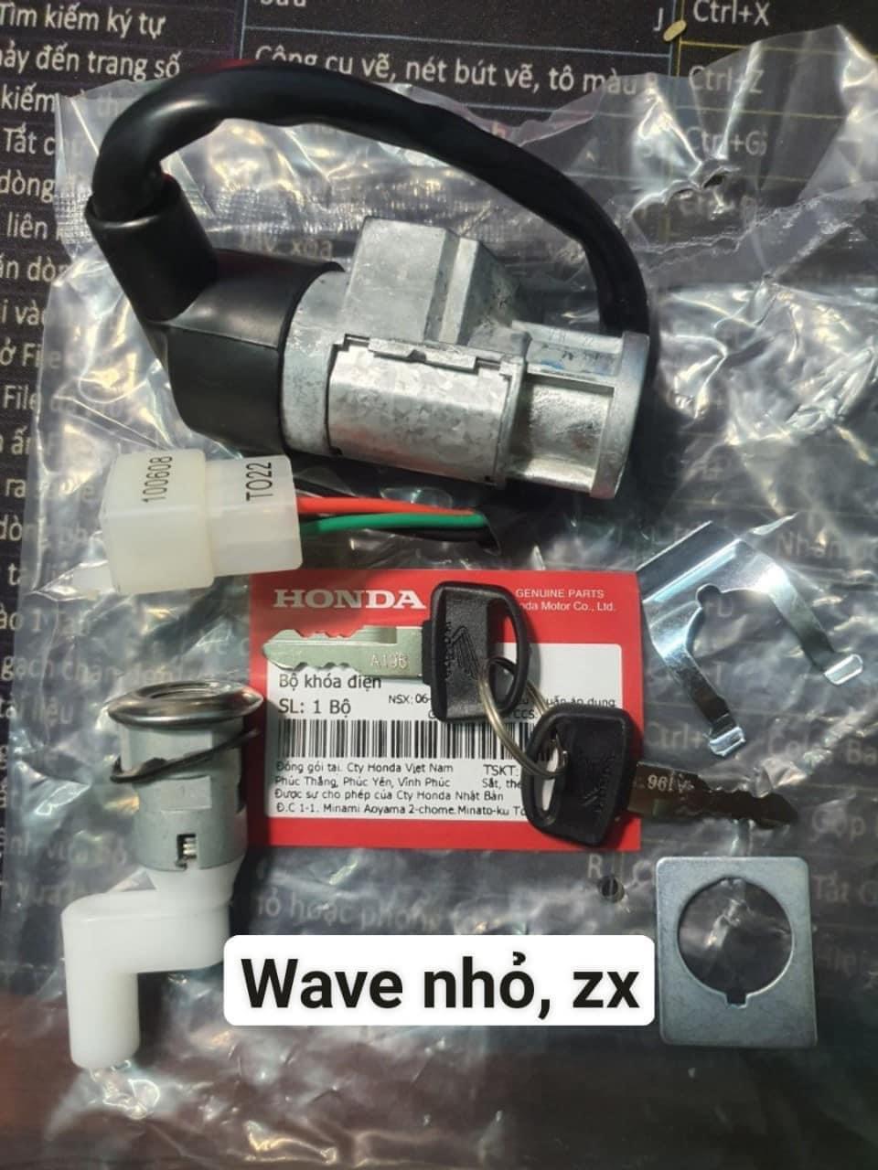 Original motorcycle dream, fish wave, small wave, ZX lock set